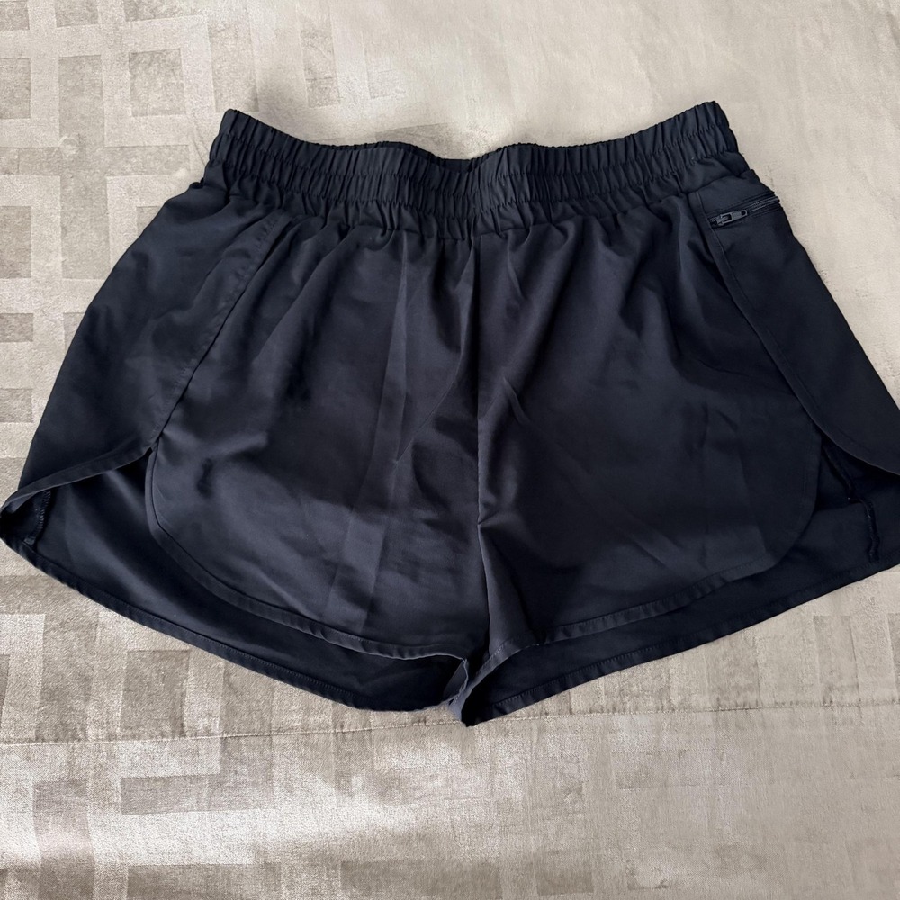 Blooming Jelly Shorts Womens L Black Running Quick Dry Stretch Pockets Athletic